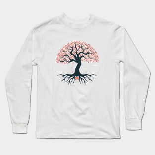 Cute Tree Of Love Long Sleeve T-Shirt